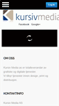 Mobile Screenshot of kursiv.no